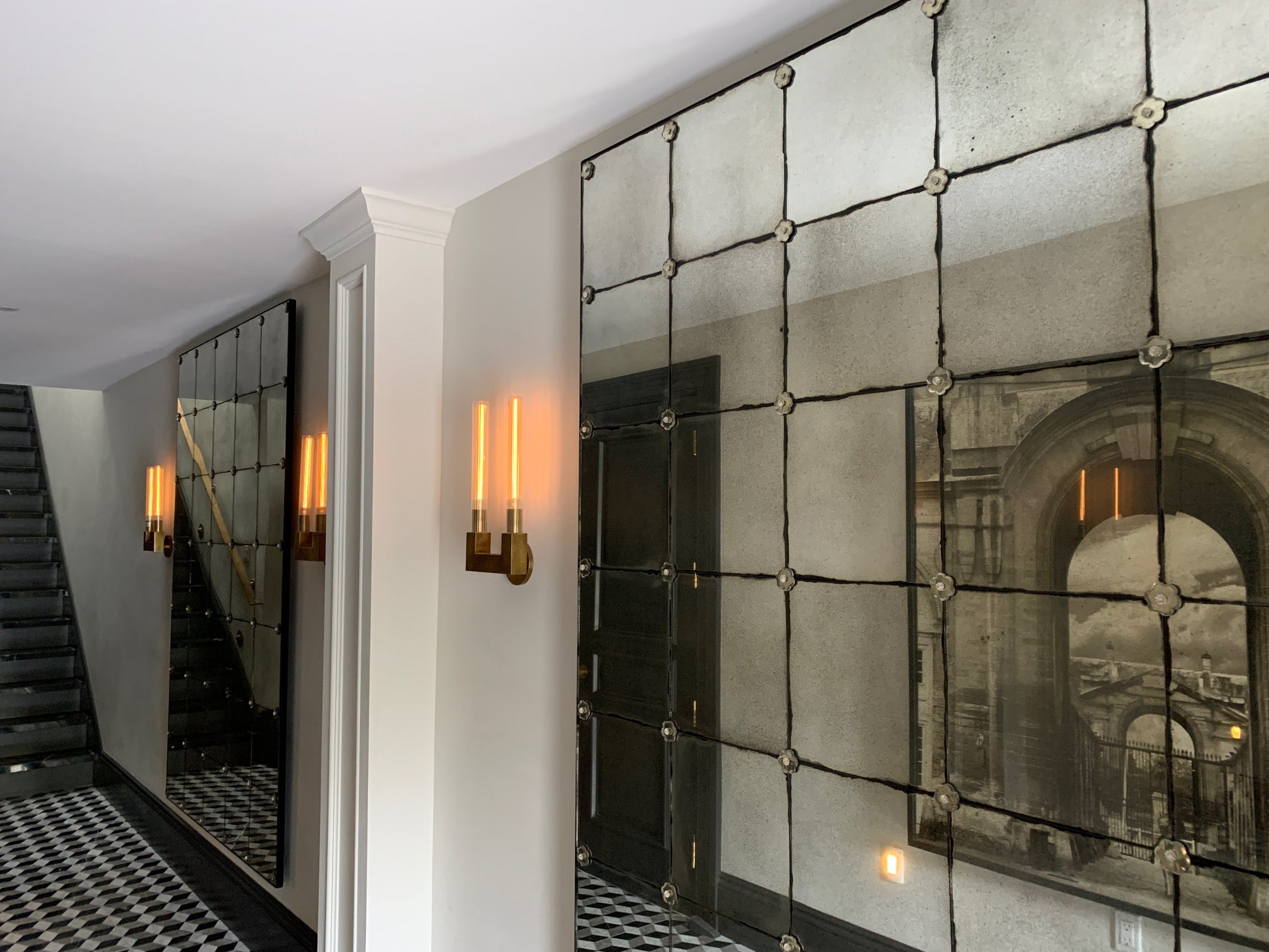 Mavisten Edition's Emberline T8 continuous filament LED light bulb as seen in Restoration Hardware lighting