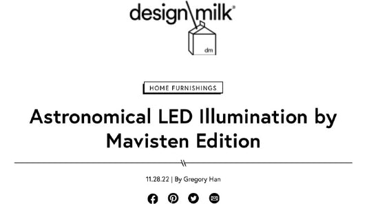 Mavisten Edition on design milk