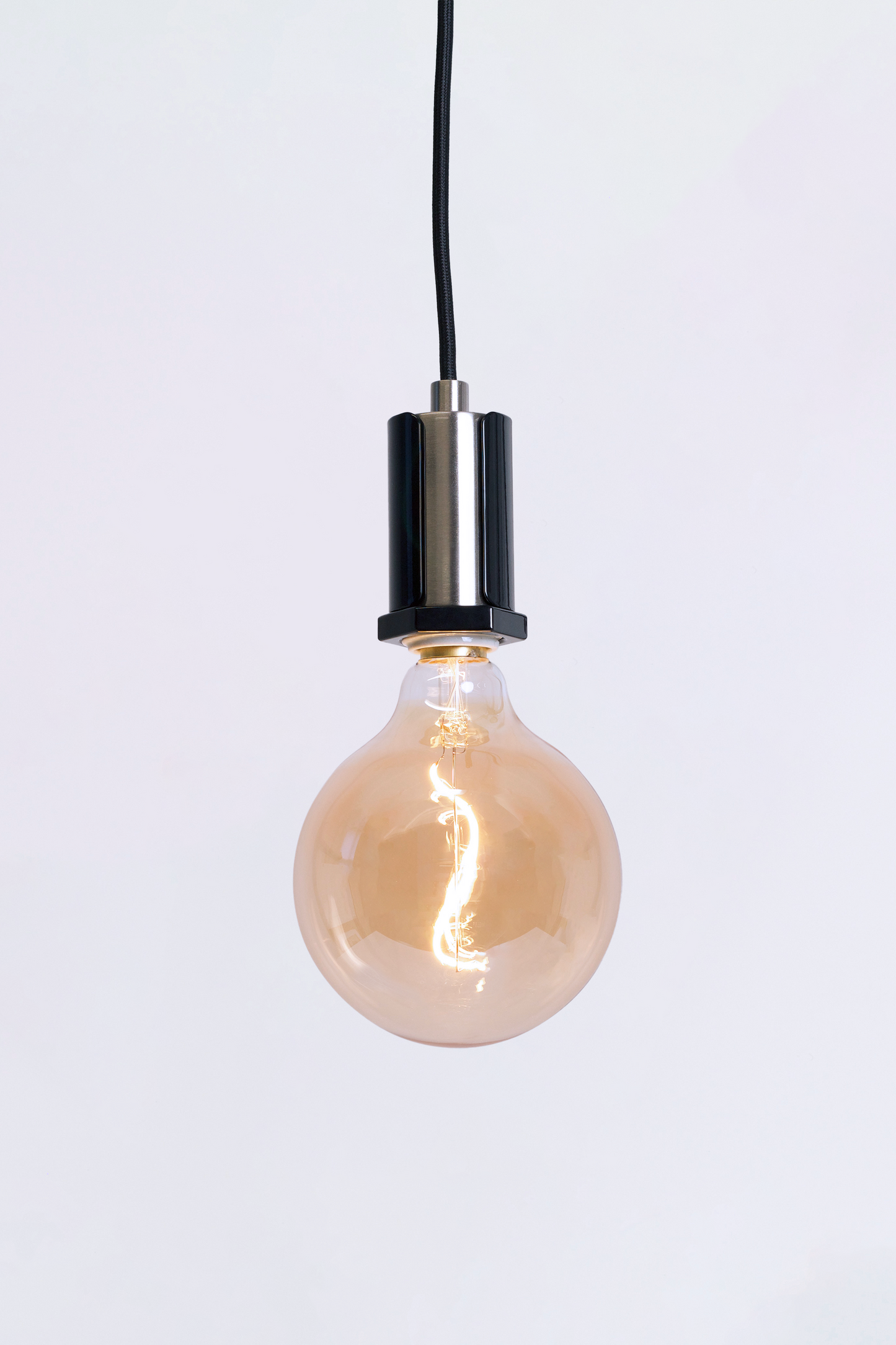 Alamere Plug-in Pendant Black and Brushed Nickel