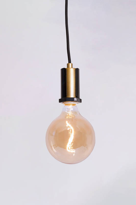 Alamere Plug-in Pendant Black and Mavisten Brass