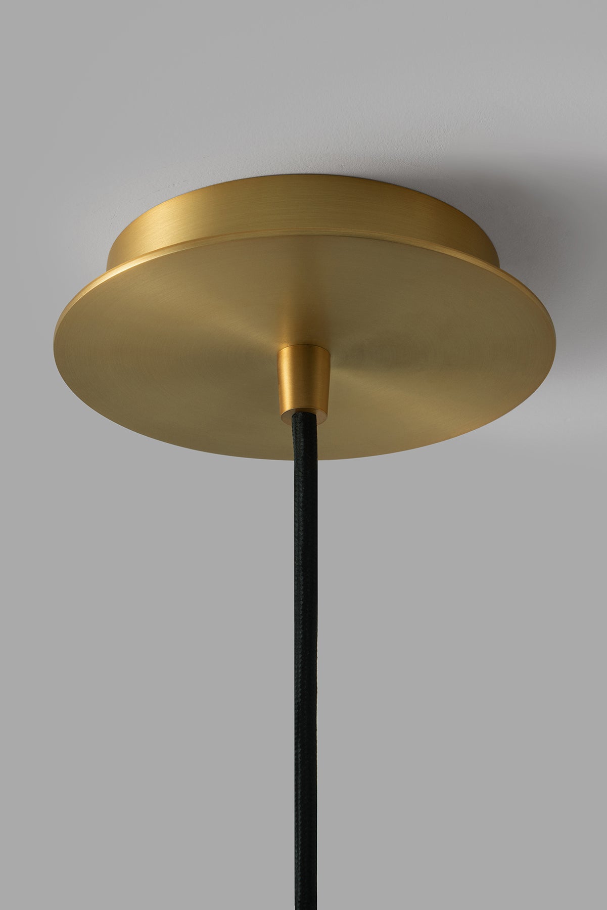 Modern pendant light with warm vintage style LED T14 light bulb