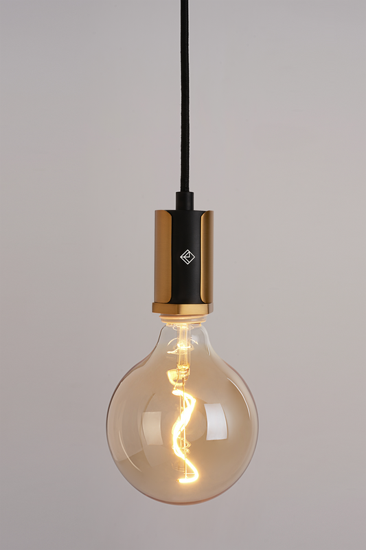 The Alamere Plug-In Pendant is the ideal swag kit lamp for any space. Easy to install, it plugs into any standard wall outlet and comes with two cord anchors to hang it anywhere. An inline dimmer on the cord allows for adjustability with any compatible dimming light bulb.